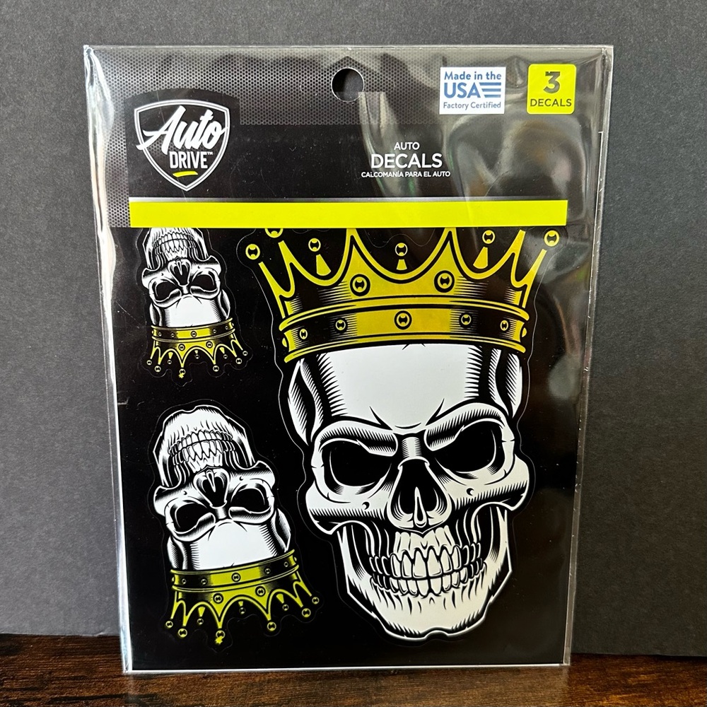 Vinyl Decals - King Skull